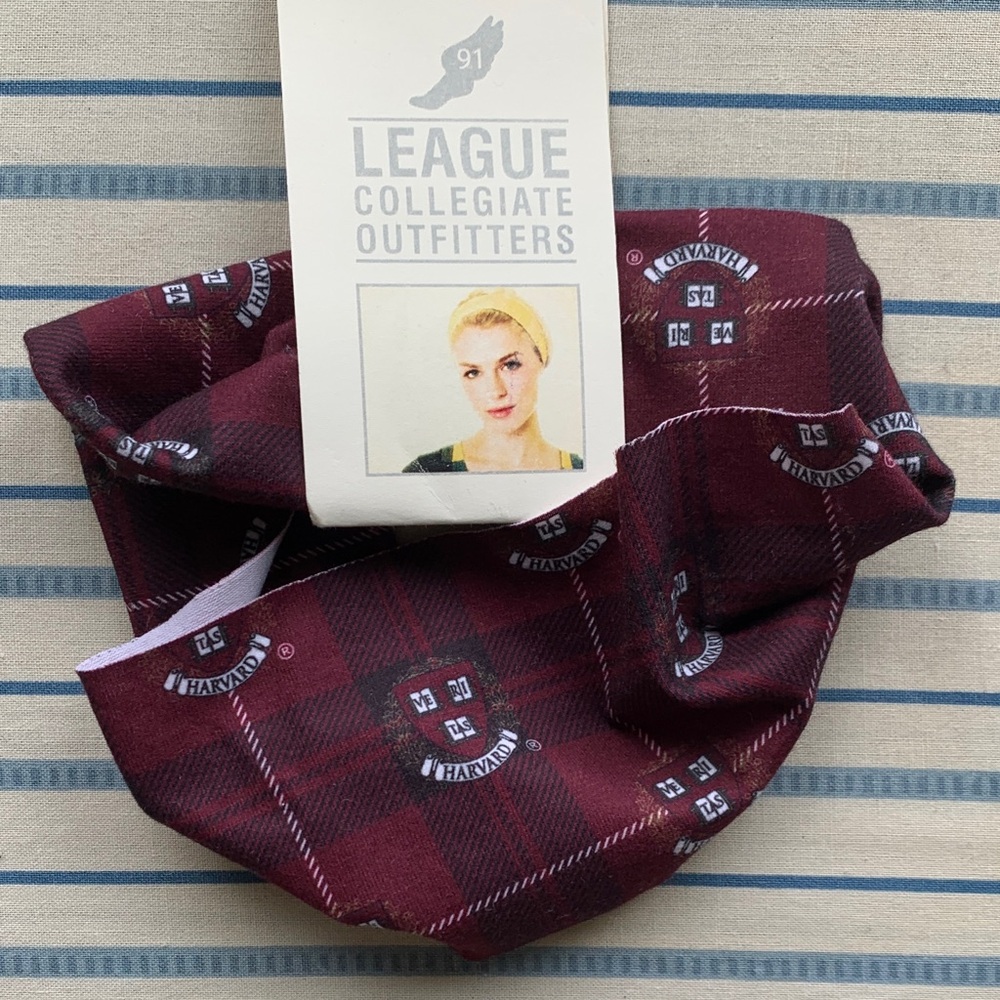 League Collegiate Outfitters Maroon Hair Scrunchie